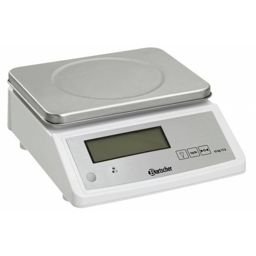  Bartscher Lebensmittelwaage für das Gastgewerbe | 15 kg-2gr 