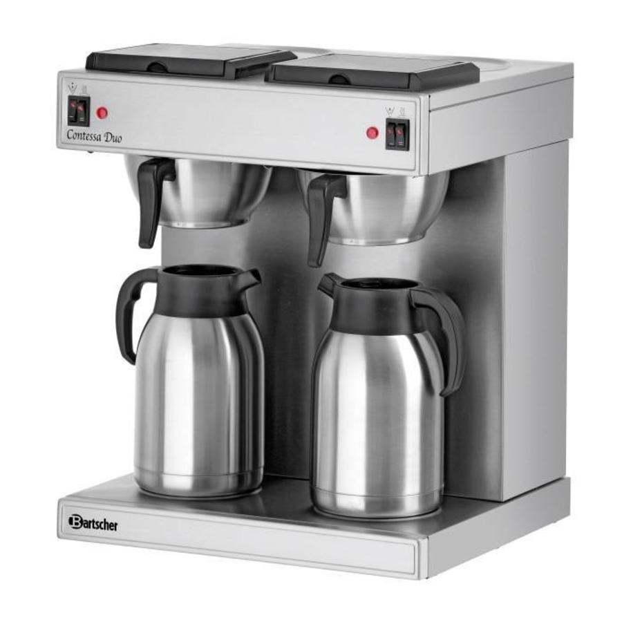 Cafetière double 2 x 2 litres