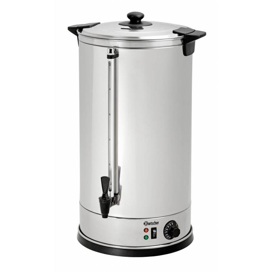 Distributeur d'eau chaude 28 litres en acier inoxydable