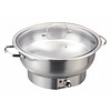 Chafing dish électrique rond