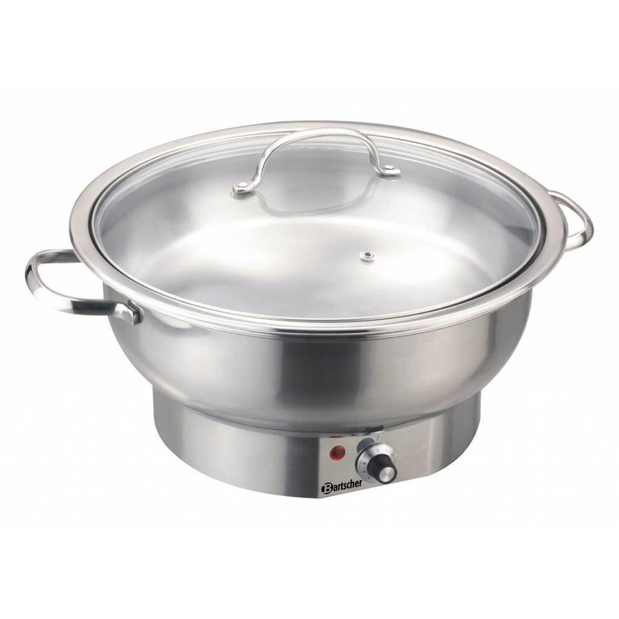 Electric chafing dish round