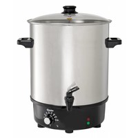 Distributeur d'eau chaude 30 litres en acier inoxydable