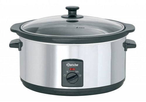  Bartscher Slowcooker | 6,5L | Aluminuium | 410 x 295 x 240 mm 