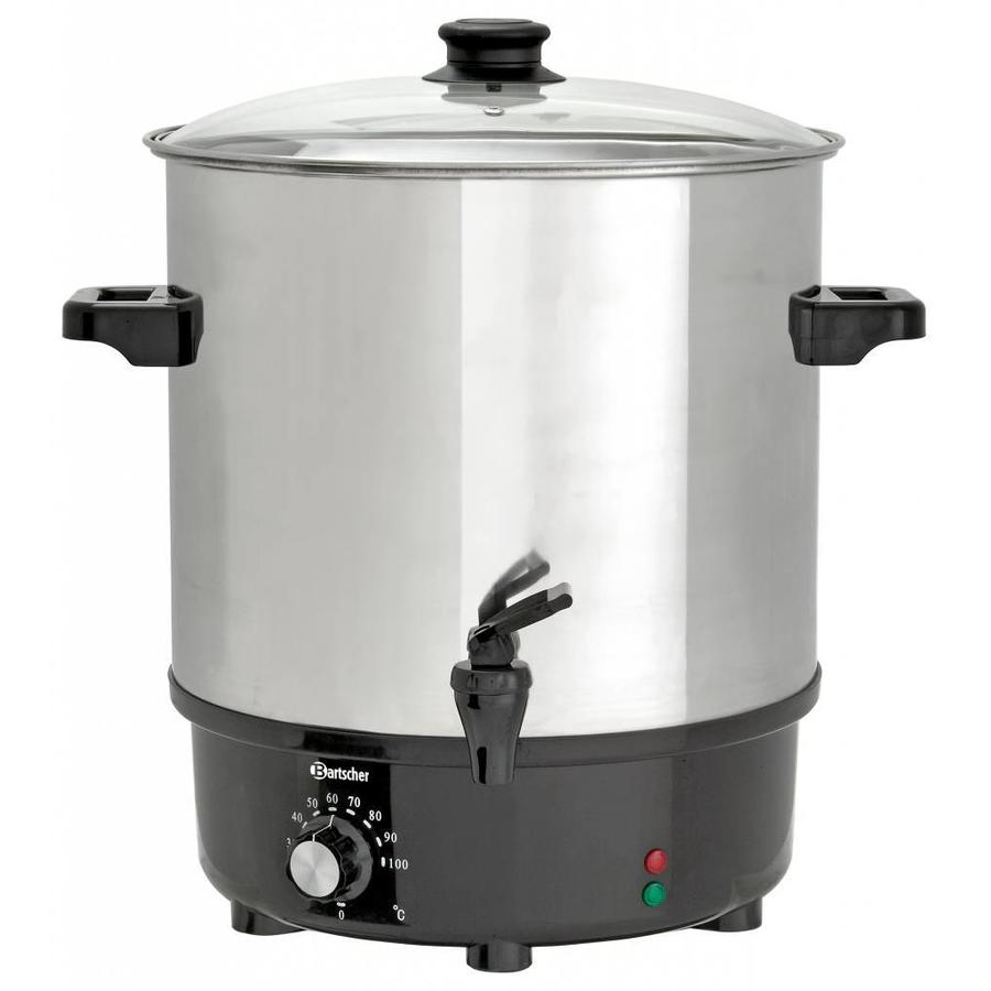 Hot drinks kettle 25 liter stainless steel