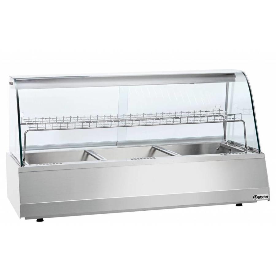 Professional Warming Display Case | 6 x 3/1 GN