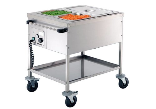  Bartscher Food transport trolley | 2 x 1/1 GN | 200mm deep 