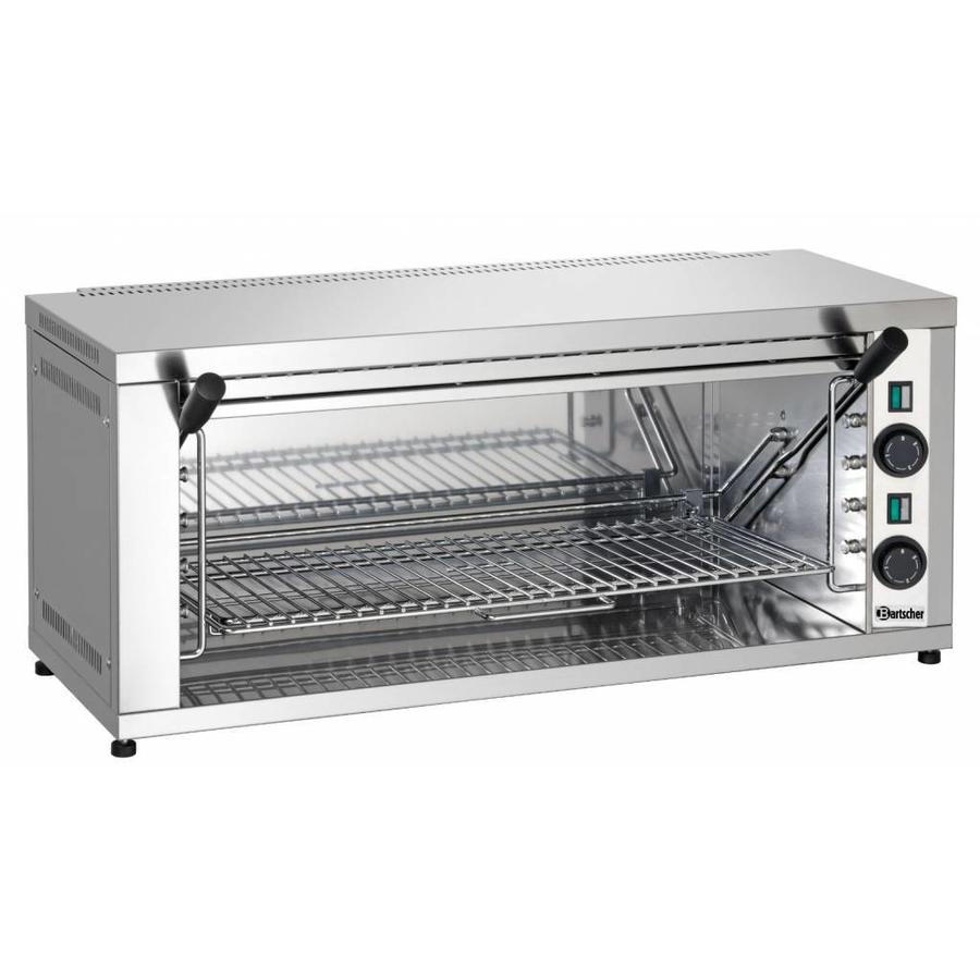 Salamandre Grill 2 zones de chauffage