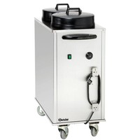 Chariot à assiettes en acier inoxydable | Chauffé électriquement