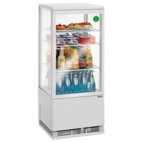 Mini Refrigerated Display - 78 Liter - White