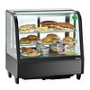 Bartscher Refrigerated display case black - Bartscher -100 Liter