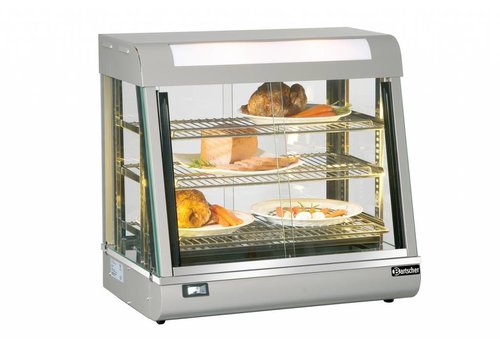  Bartscher Vitrine à snacks | 3 grilles réglables 