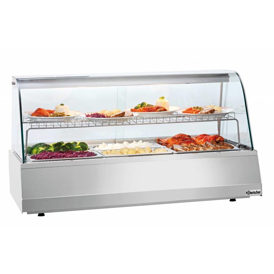 Professional Warming Display Case | 6 x 3/1 GN