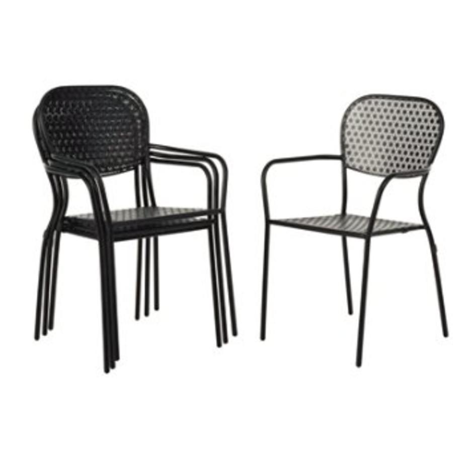Steel Project Chair Black | per 4