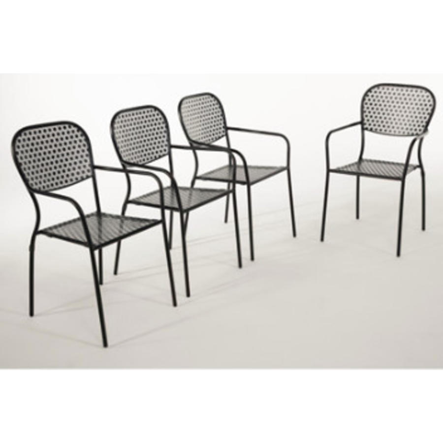 Steel Project Chair Black | per 4