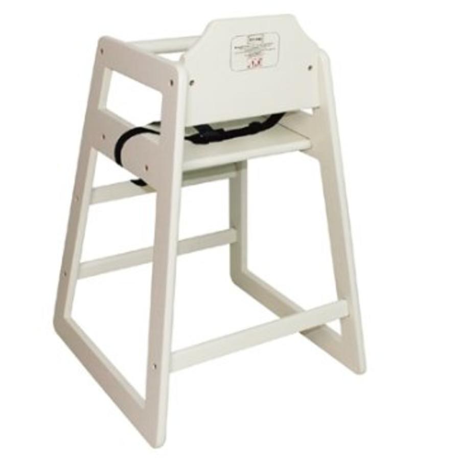 Chaise haute blanc antique
