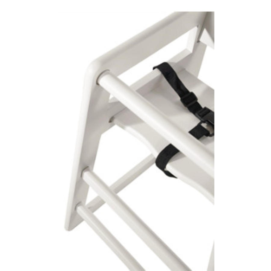 Chaise haute blanc antique
