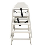 Chaise haute blanc antique
