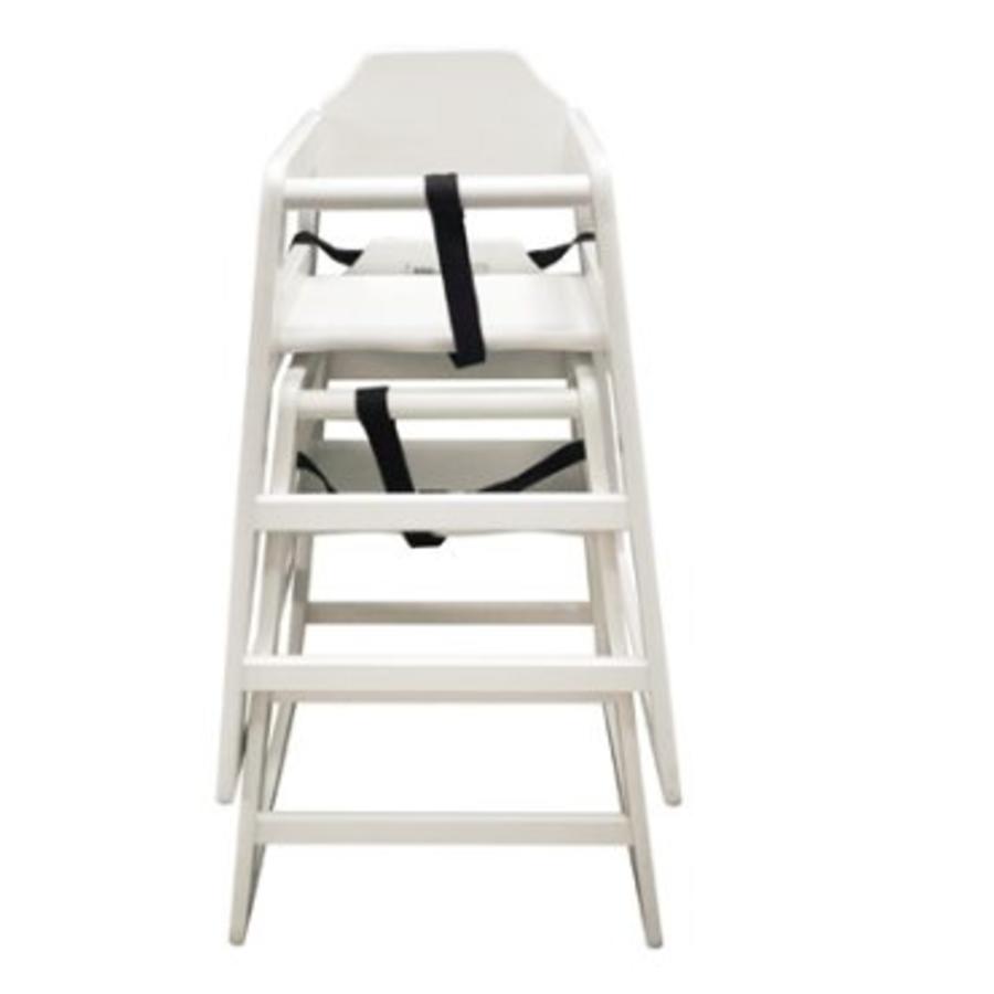 Chaise haute blanc antique