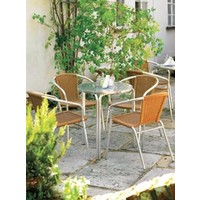 Tables empilables en acier inoxydable | 60 cm