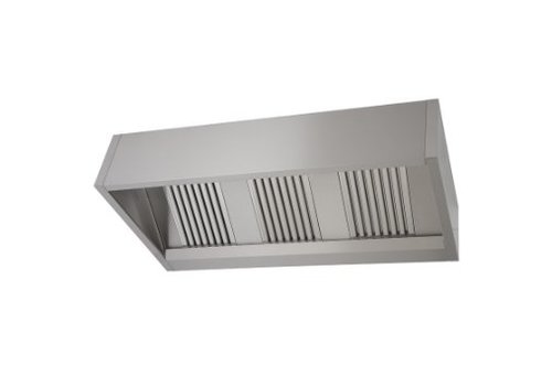  Combisteel Modèle de hotte murale | 250x100x40 cm 