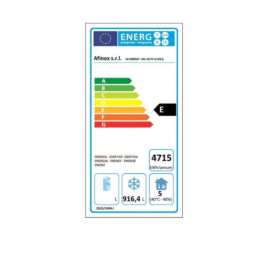 Congélateur commercial | MEKANO ENERGY 1400 BT 2 pièces