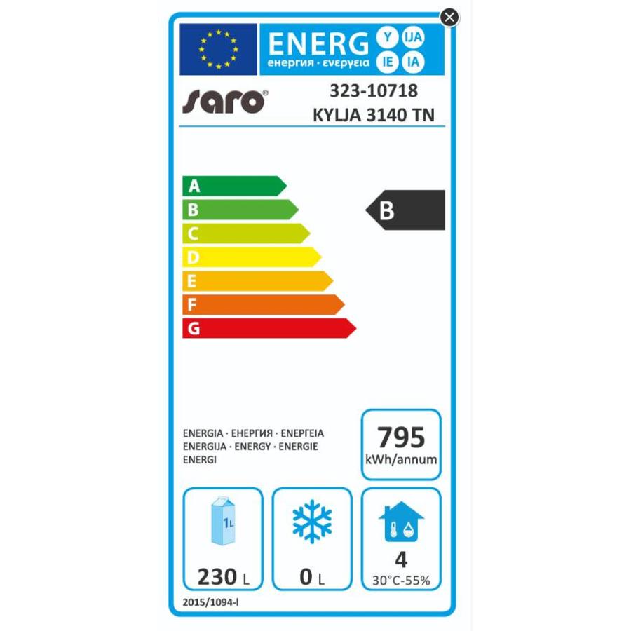 Koelwerkbank RVS met 1 deur en 4 laden | 179,5 x 70 x 89/95 cm