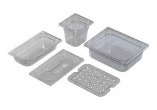  Saro 1/4 Gastronorm lid poly without spoon recess 