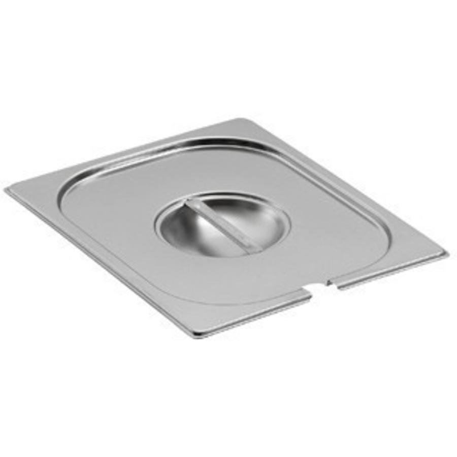 Gastronorm lid with spoon recess GN 1/2