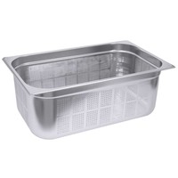 Bacs gastronormes, en acier inoxydable, perforés. GN 1/3 | Acier inoxydable