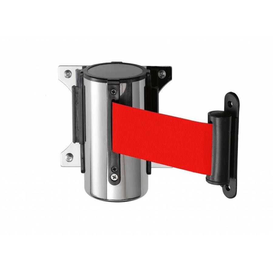 Barrier tape wall system for barrier posts 2 meters