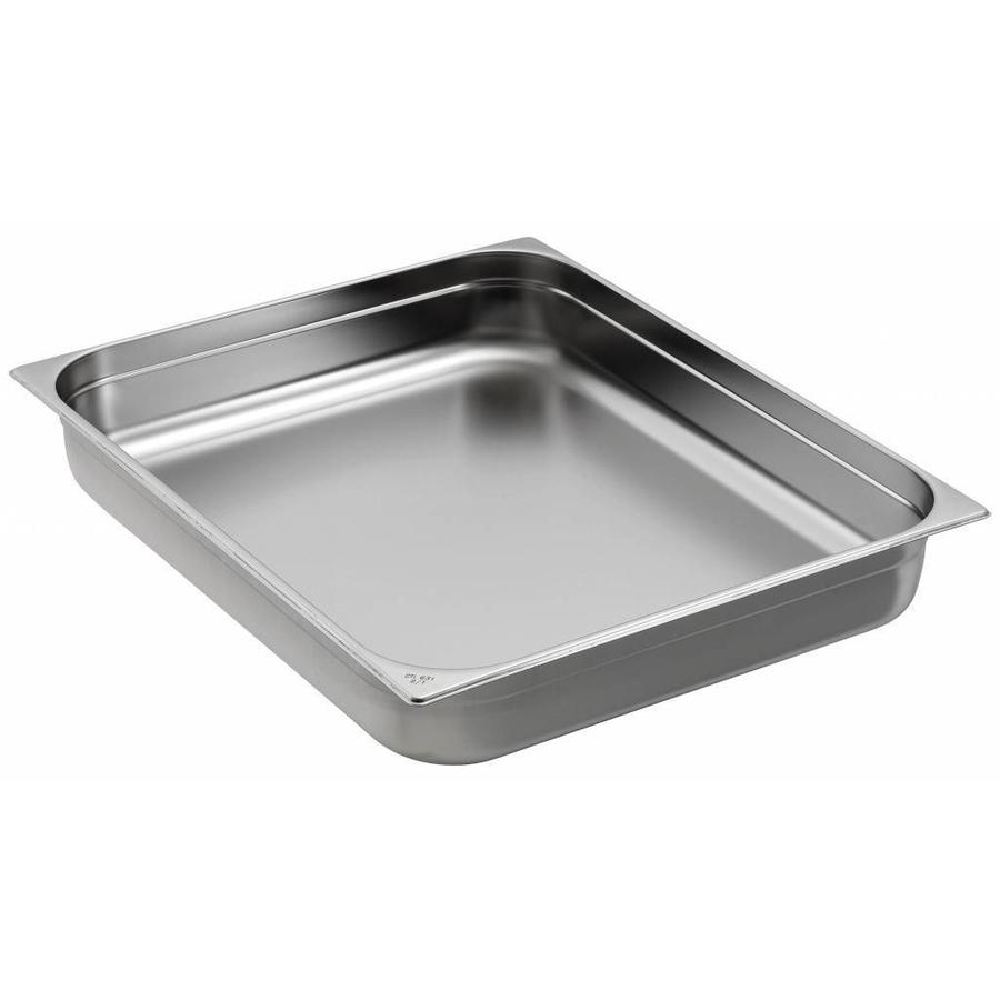 Gastronorm containers stainless steel GN 2/1 T65