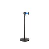 Saro Poteau de barrière noir avec bande bleue | MEILLEURES VENTES