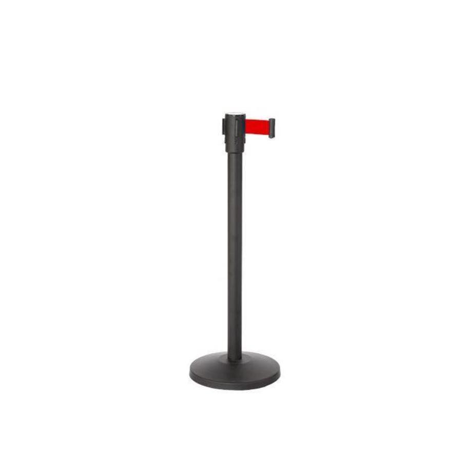 Barrier post with pull strap | red - 1.8 meters