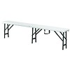 Banc de fête pliable | Blanc