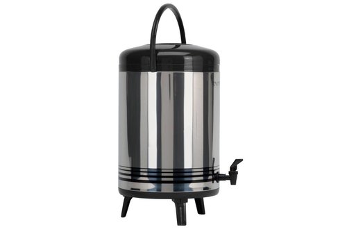  Saro Distributeur d'eau chaude en acier inoxydable avec robinet 12 litres 