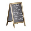 Saro Krijt Stoepbord met Houten Frame | 50x(H)85cm