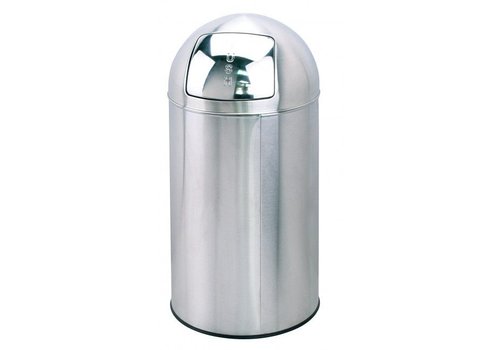  Saro Horeca Waste bin with push lid | stainless steel 