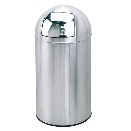  Saro Horeca Waste bin with push lid | stainless steel 