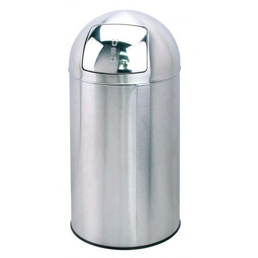 Horeca Waste bin with push lid | stainless steel