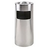 Saro Poubelle avec cendrier amovible | 20 L | Acier inoxydable