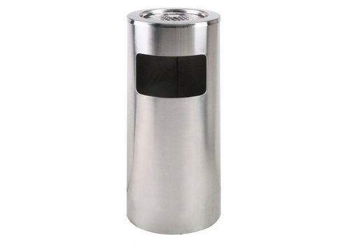  Saro Waste Bin with Removable Ashtray | 20 L | stainless steel 