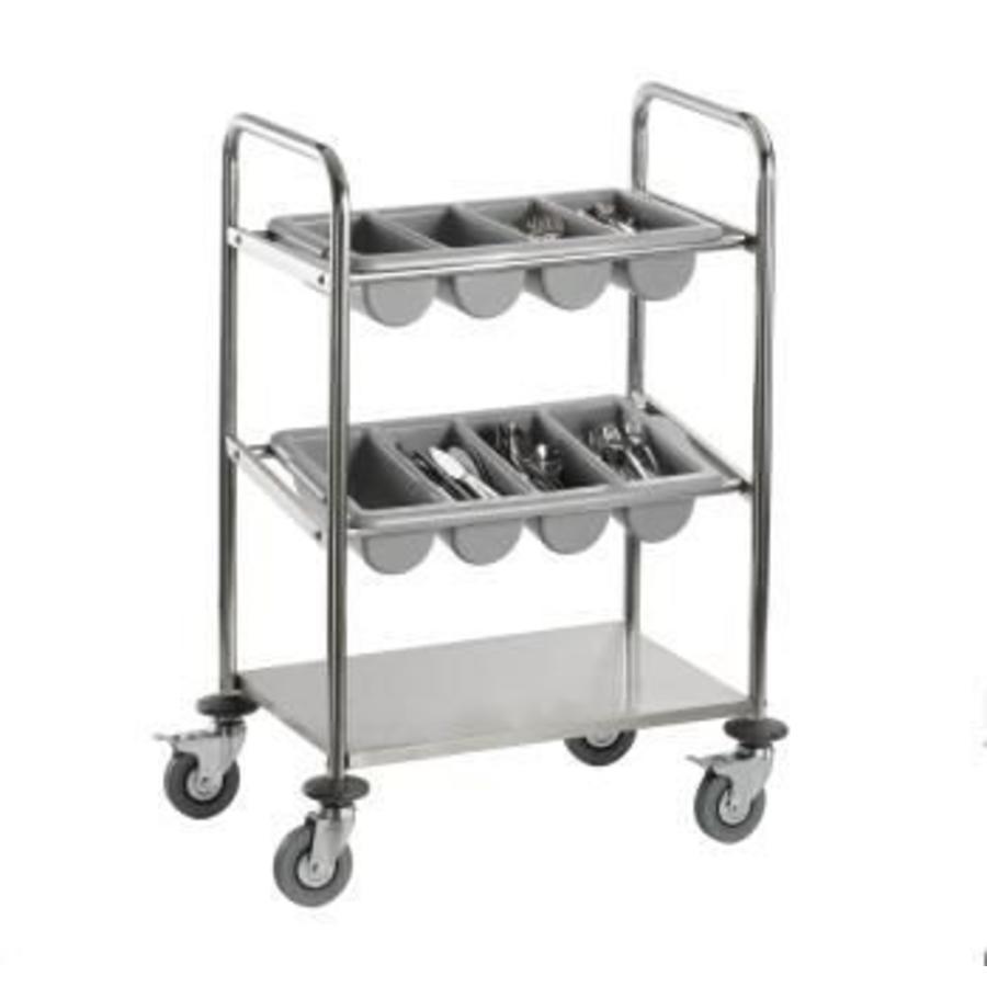 Professional Cutlery Trolley - 2 Year Warranty