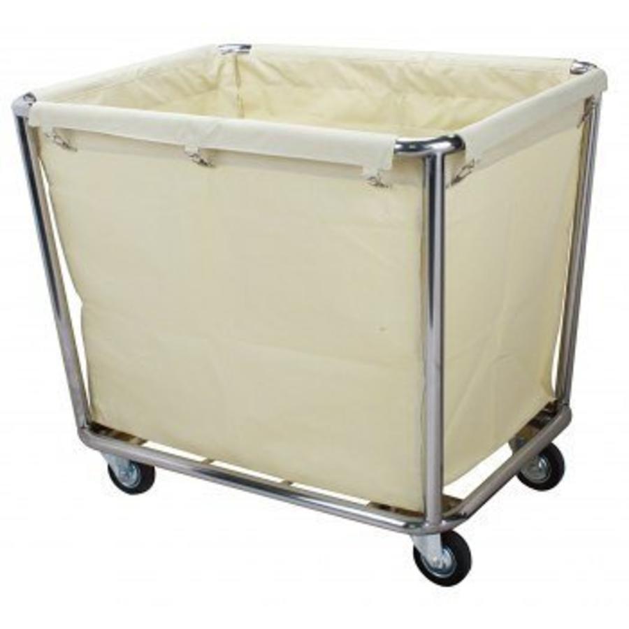 Laundry bag trolley - stainless steel