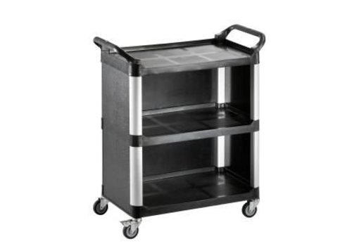  Saro Chariot de transport avec 3 étagères | Max 150 kg | 95(h)x84x43cm 