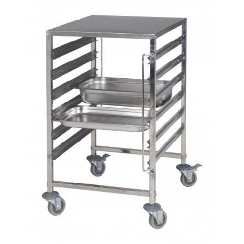  Saro Stainless steel Regaalwagen 6 x GN 2/1 | 65x53cm 