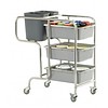 Saro Clearing trolley including bins | PLEASE NOTE 2 YEAR WARRANTY