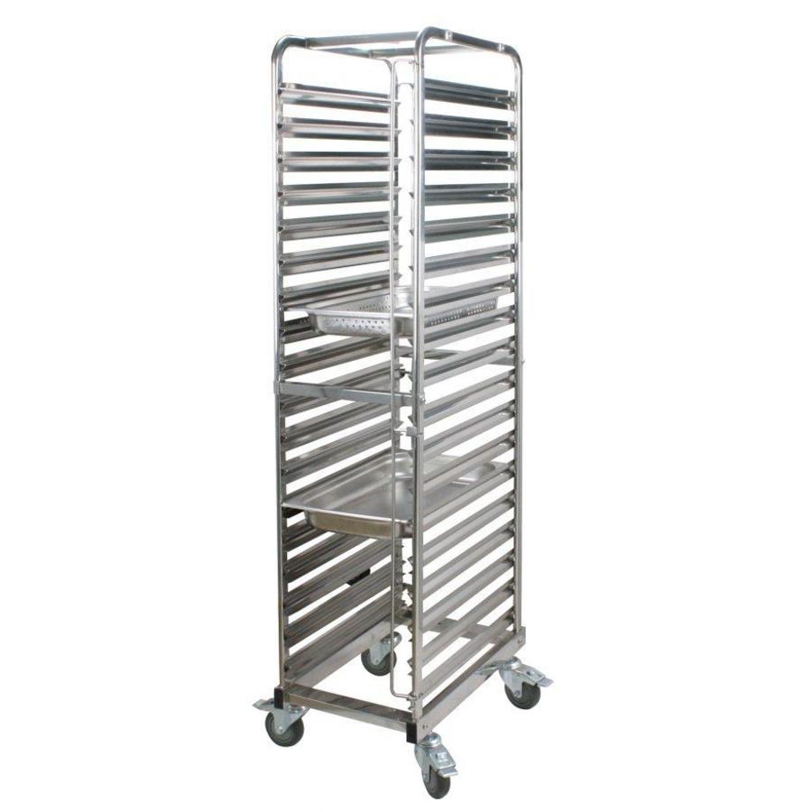 Trolley for 18 x 1/1 GN containers | 53 x 32.5 cm