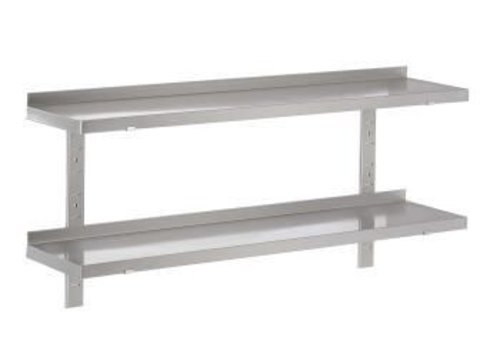  Saro Wall shelf with 2 shelves | 140x40cm 