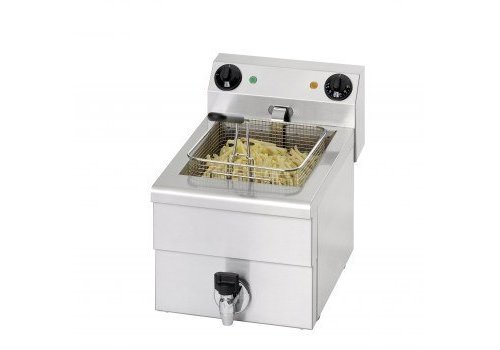  Saro Fryer with drain 1 x 10 liters with 2 years warranty 