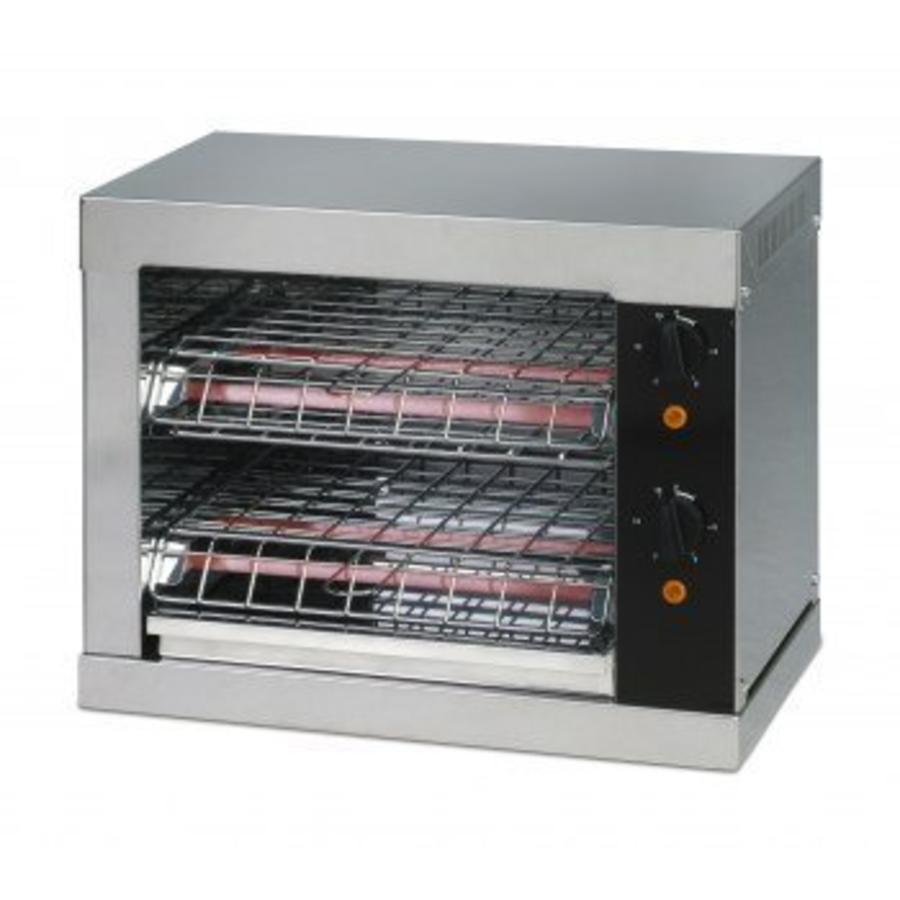 Four double en granit en acier inoxydable